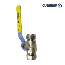 CUBESER Heating, Water, Gas Lever ball valve 15, 22, 28mm Brass Supply and Installation